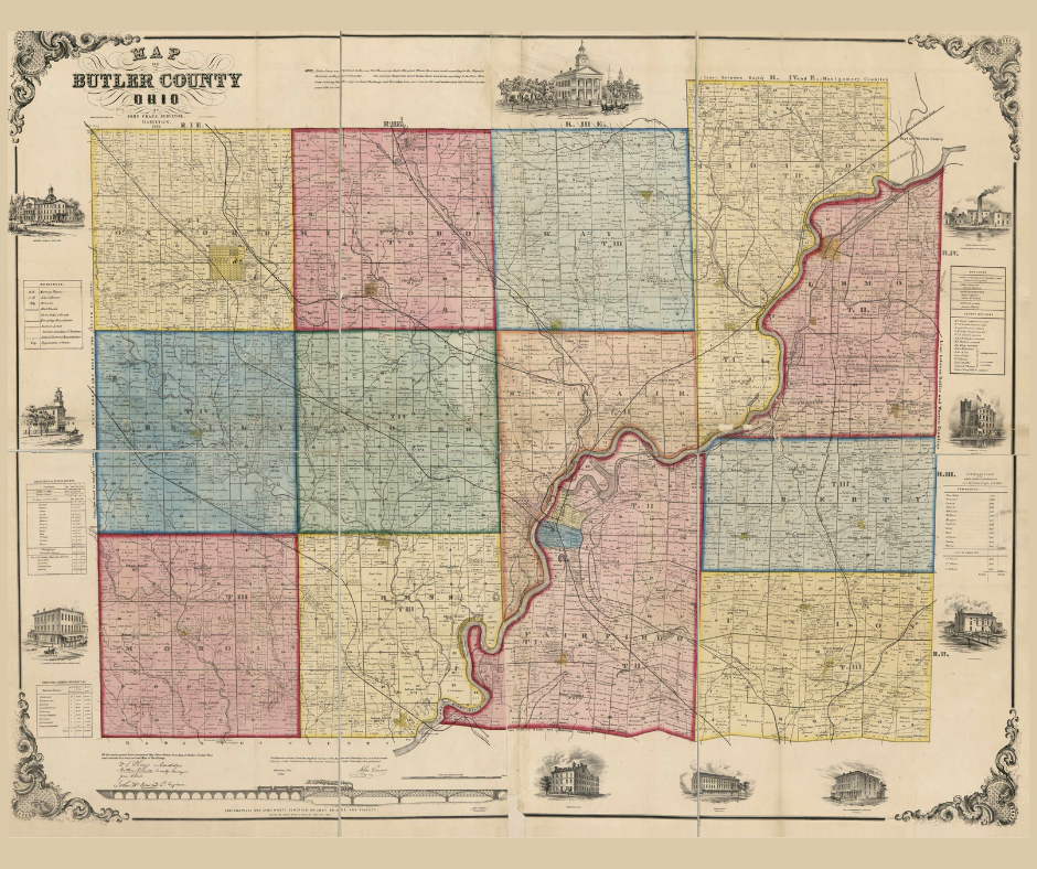 Historical Butler County Map
